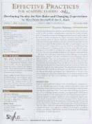 Effective Practices for Academic Leaders: Developing Faculty for New Roles and Changing Expectations