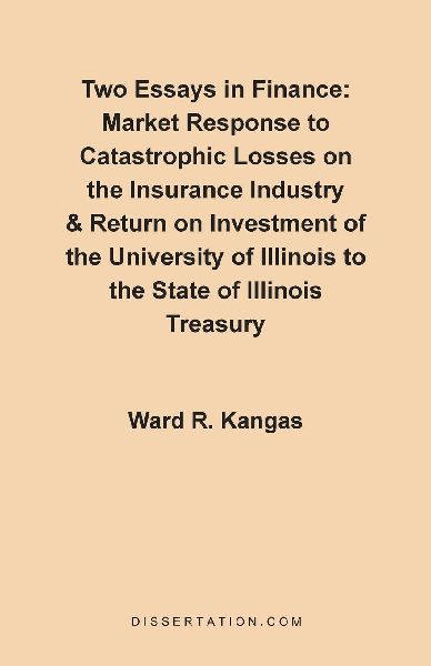 Two Essays in Finance: Market Response to Catastrophic Events on the Insurance Industry and Return on Investment of a Land Grant University