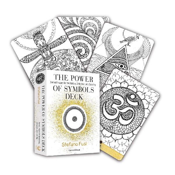 The Power of Symbols Deck: Sacred Images for Meditation, Divination, and Coloring Cards & Guidebook