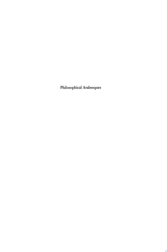 Philosophical Arabesques