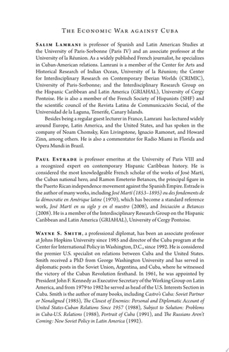 The Economic War Against Cuba A Historical and Legal Perspective on the U.S. Blockade