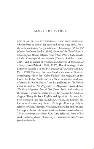 Cuba and the U.S. Empire A Chronological History