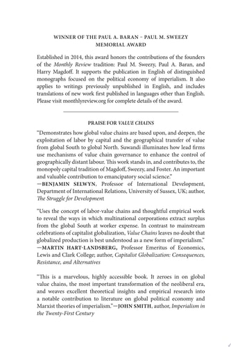 Value Chains The New Economic Imperialism
