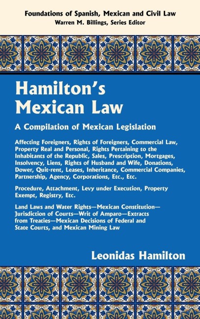 Hamiltons Mexican Law [1882]