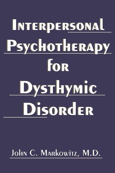 Interpersonal Psychotherapy for Dysthymic Disorder