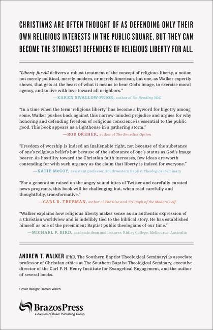 Liberty for All: Defending Everyone's Religious Freedom in a Pluralistic Age