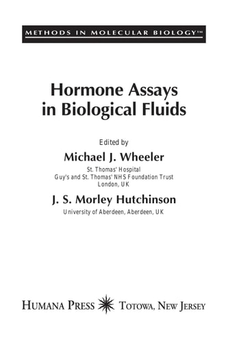 Hormone Assays in Biological Fluids