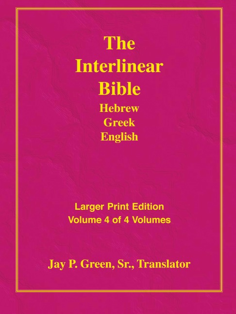 Larger Print Bible-Il-Volume 4