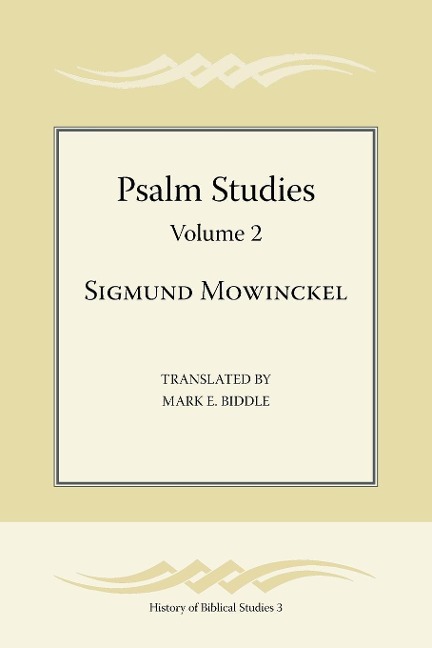 Psalm Studies, Volume 2