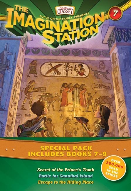 The Imagination Station Special Pack, Books 7-9: Secret of the Princes Tomb/Battle for Cannibal Island/Escape to the Hiding Place