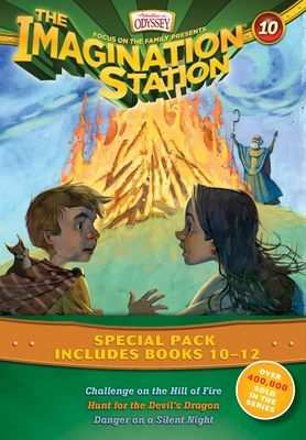 Imagination Station Books 3-Pack: Challenge on the Hill of Fire / Hunt for the Devils Dragon / Danger on a Silent Night