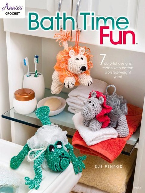 Bath Time Fun: 7 Colorful Designs Made with Cotton Worsted-Weight Yarn!