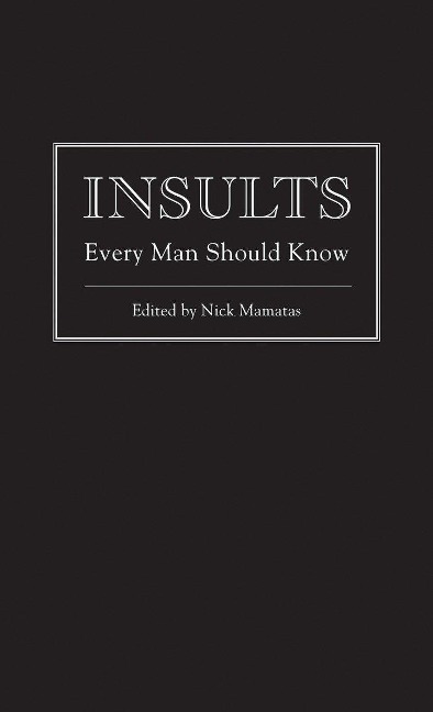 Insults Every Man Should Know