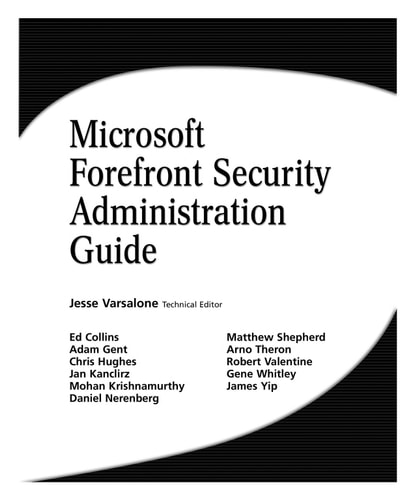 Microsoft Forefront Security Administration Guide