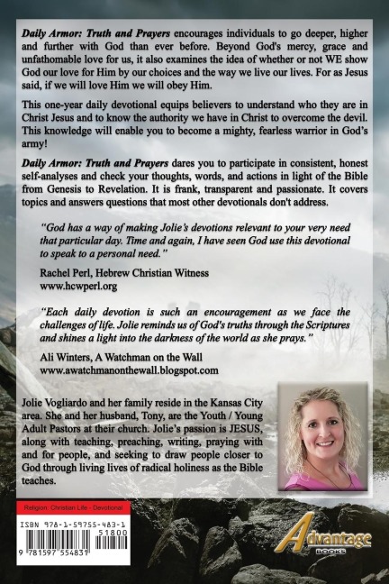 Daily Armor Truth and Prayers: A One-Year Devotional of Daily Bible Scriptures and Spirit-Led Prayers