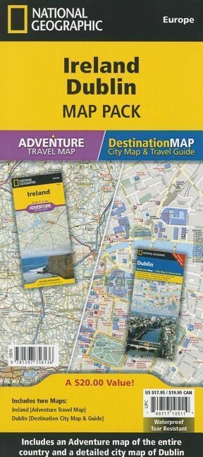 Ireland, Dublin [Map Pack Bundle]