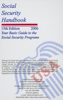 Social Security Handbook: Your Basic Guide to the Social Security Programs