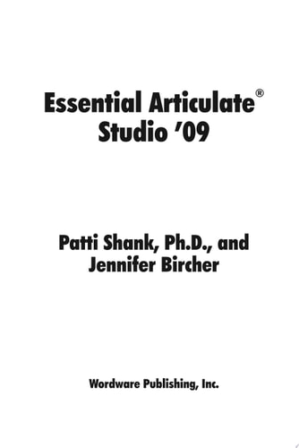 Essential Articulate Studio '09