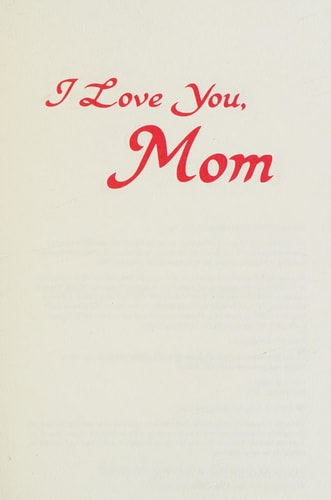 I Love You Mom