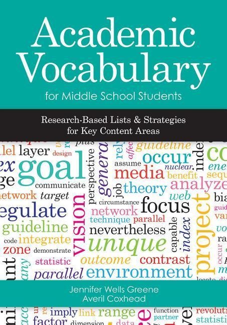 Academic Vocabulary for Middle School Students: Research-Based Lists and Strategies for Key Content Areas