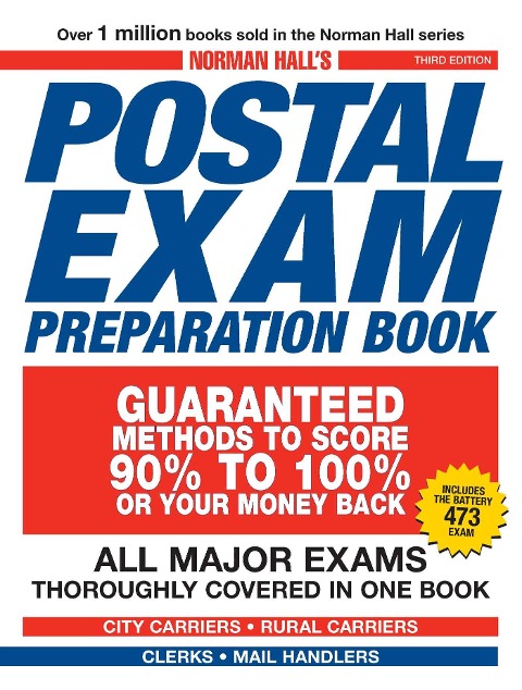 Norman Halls Postal Exam Preparation Book: All Major Exams Thoroughly Covered in One Book