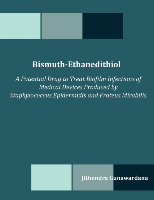 Bismuth-Ethanedithiol: A Potential Drug to Treat Biofilm Infections of Medical Devices Produced by Staphylococcus Epidermidis and Proteus Mirabilis
