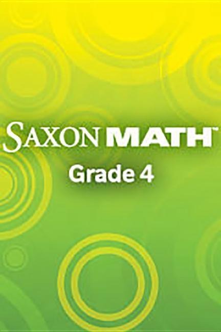 Saxon Math Intermediate 4: Test & Practice CD-ROM