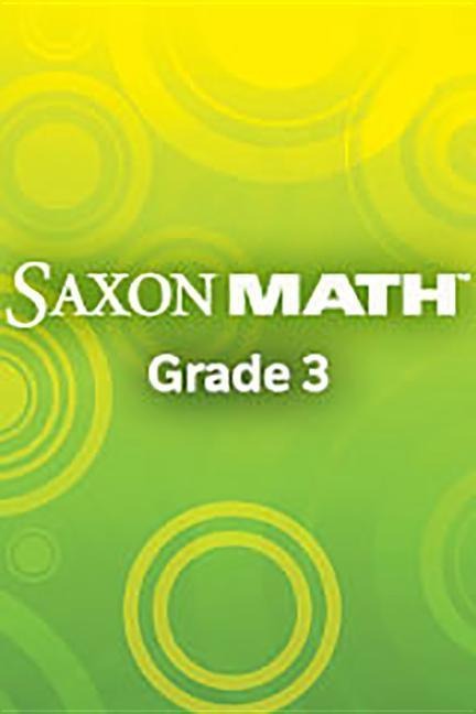 Saxon Math 3: Assessments CD-ROM