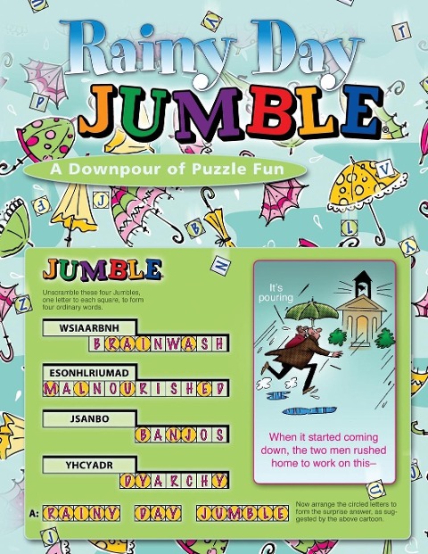 Rainy Day Jumble(r): A Downpour of Puzzle Fun