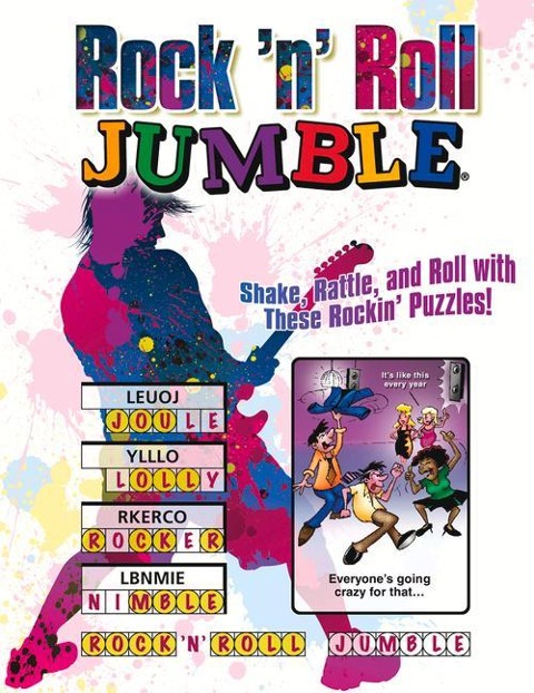 Rock n Roll Jumble(r): Shake, Rattle, and Roll with These Rockin Puzzles!