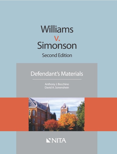 Williams v. Simonson Defendant's Materials