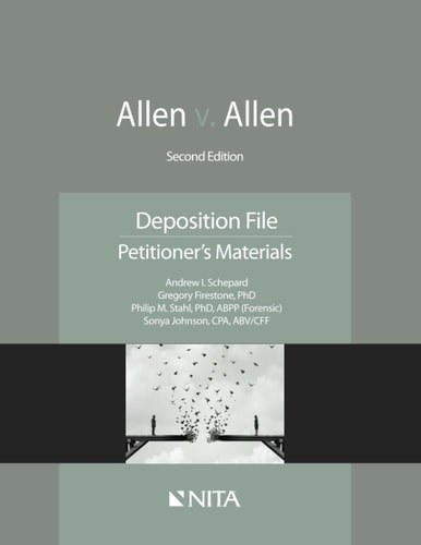 Allen v. Allen Deposition File, Petitioner's Materials