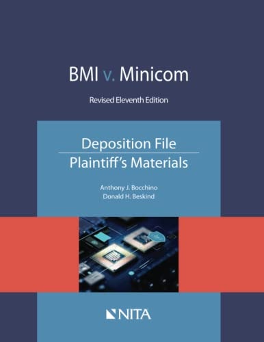 BMI v. Minicom, Deposition File, Plaintiff’s Materials
