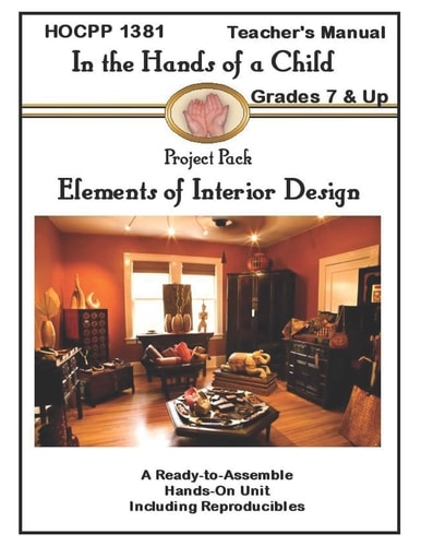 Elements of Interior Design A Hands-On Ready to Assemble Lapbook Unit Study