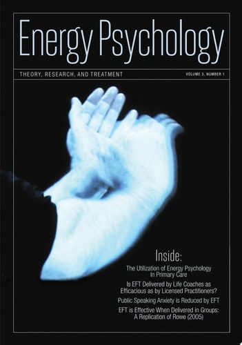 Energy Psychology Journal 3.1