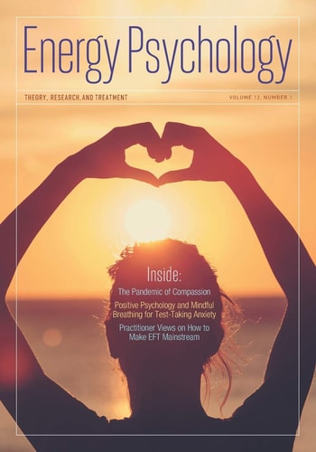 Energy Psychology Journal, 12(1) Theory, Research, and Treatment