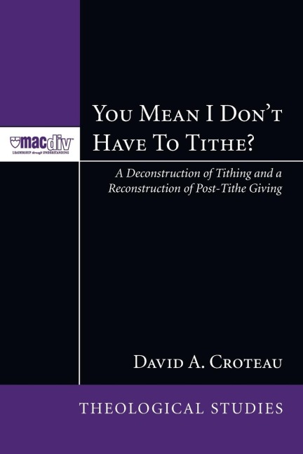 You Mean I Dont Have to Tithe?