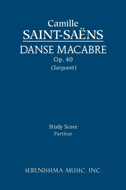 Danse macabre, Op.40: Study score