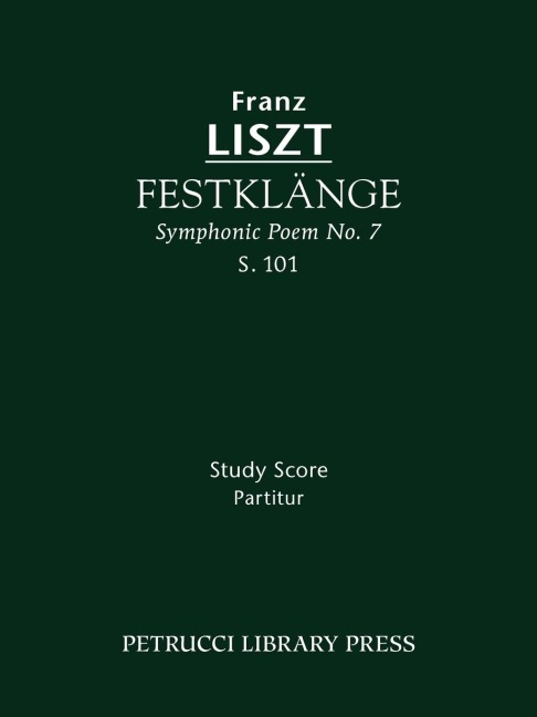 Festklänge, S.101: Study score