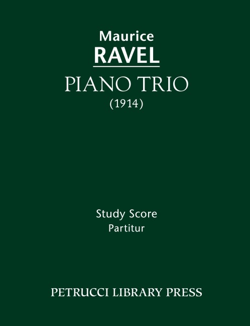 Piano Trio: Study score