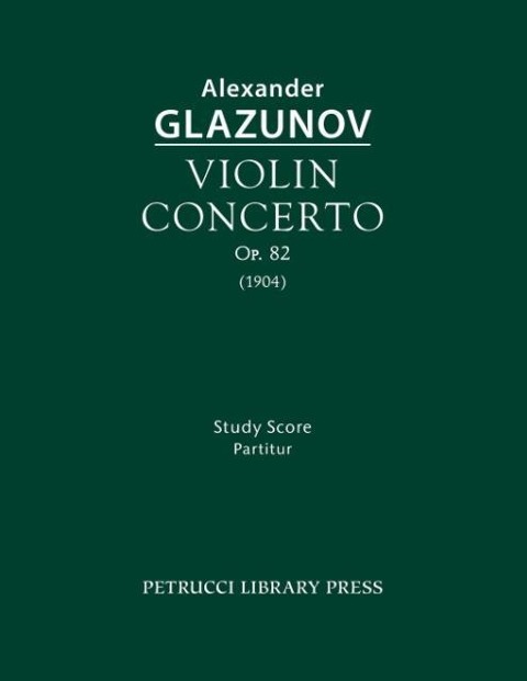 Violin Concerto, Op.82: Study Score