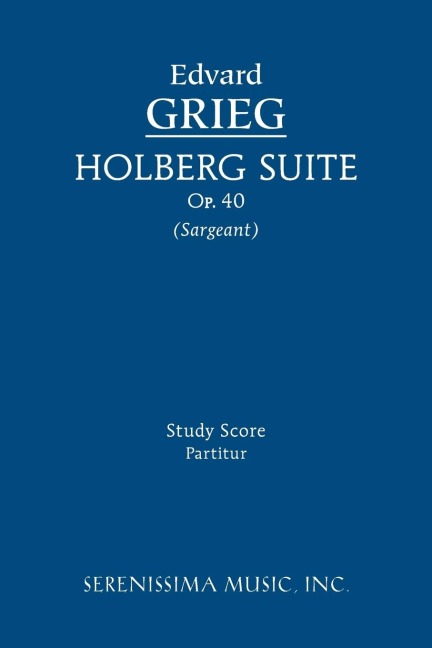 Holberg Suite, Op.40: Study score