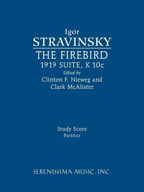 The Firebird, 1919 Suite: Study score
