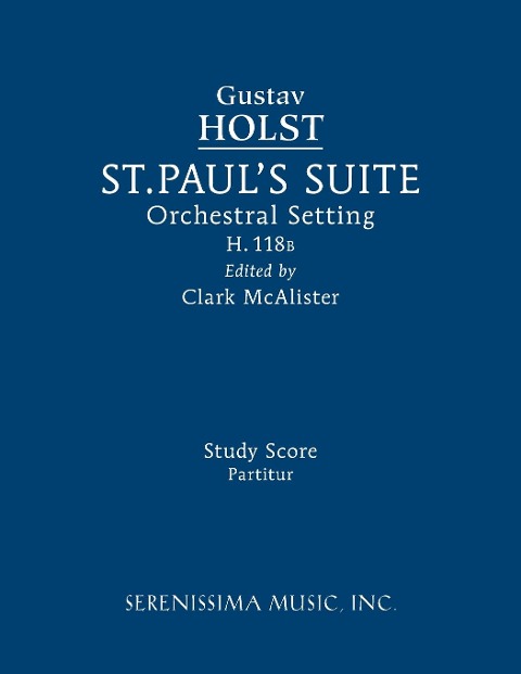 St. Pauls Suite, H.118b: Study score