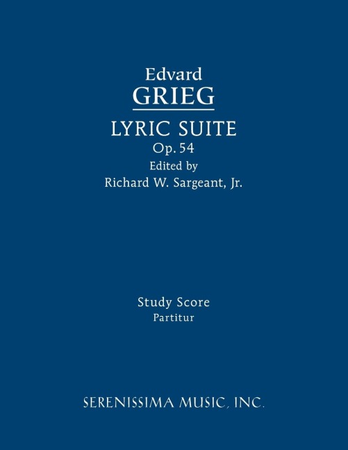 Lyric Suite, Op.54: Study score