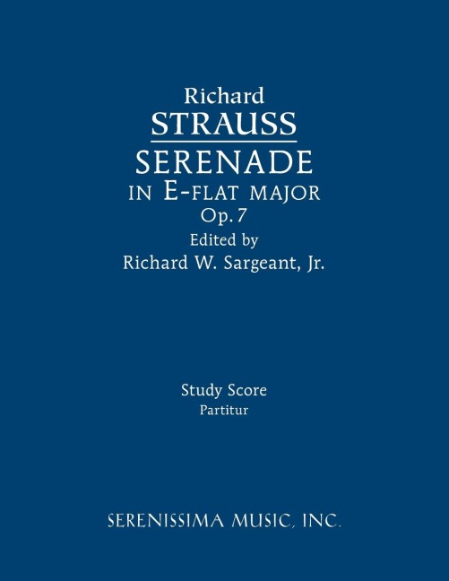 Serenade in E-flat major, Op.7: Study score