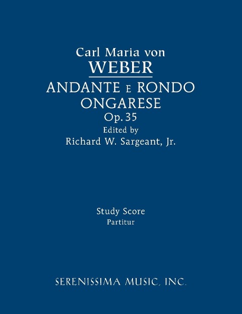 Andante e rondo ongarese, Op.35: Study score