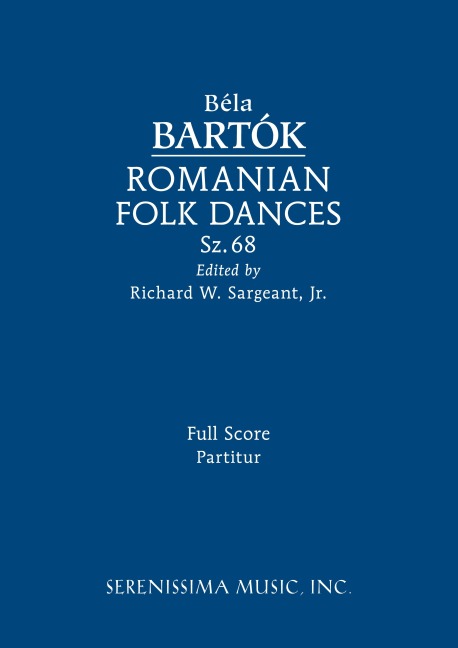 Romanian Folk Dances, Sz.68: Full score