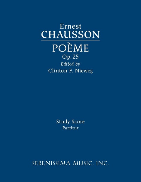 Poeme, Op.25: Study score