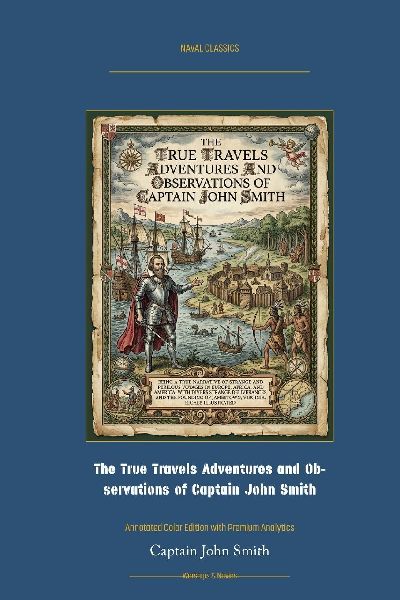 The True Travels Adventures and Observations of Captain John Smith: Annotated Color Edition with Premium Analytics